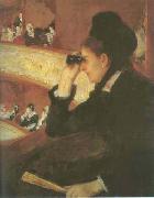 Mary Cassatt In the Loge oil on canvas